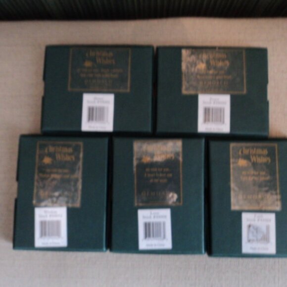 vintage porcelain Christmas ornaments~ Demdaco - Picture 13 of 13